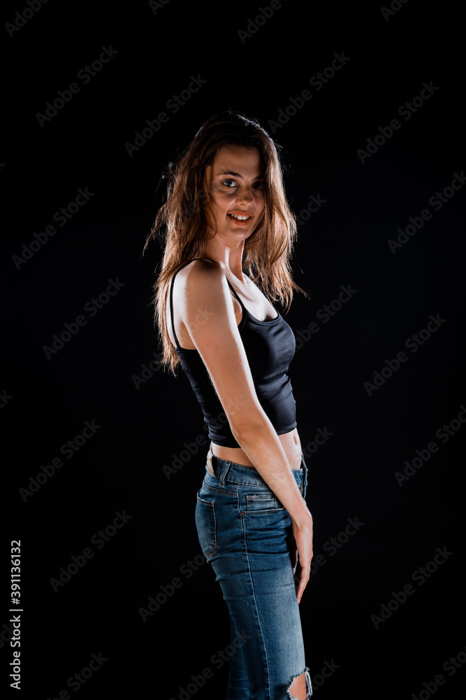 Stylish trendy woman Stylish trendy woman