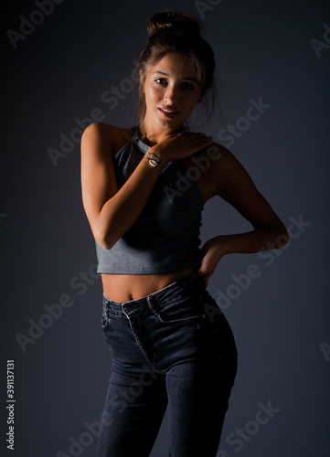 Beautiful modern girl
