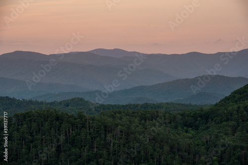 Evening View From Foothills Parkway