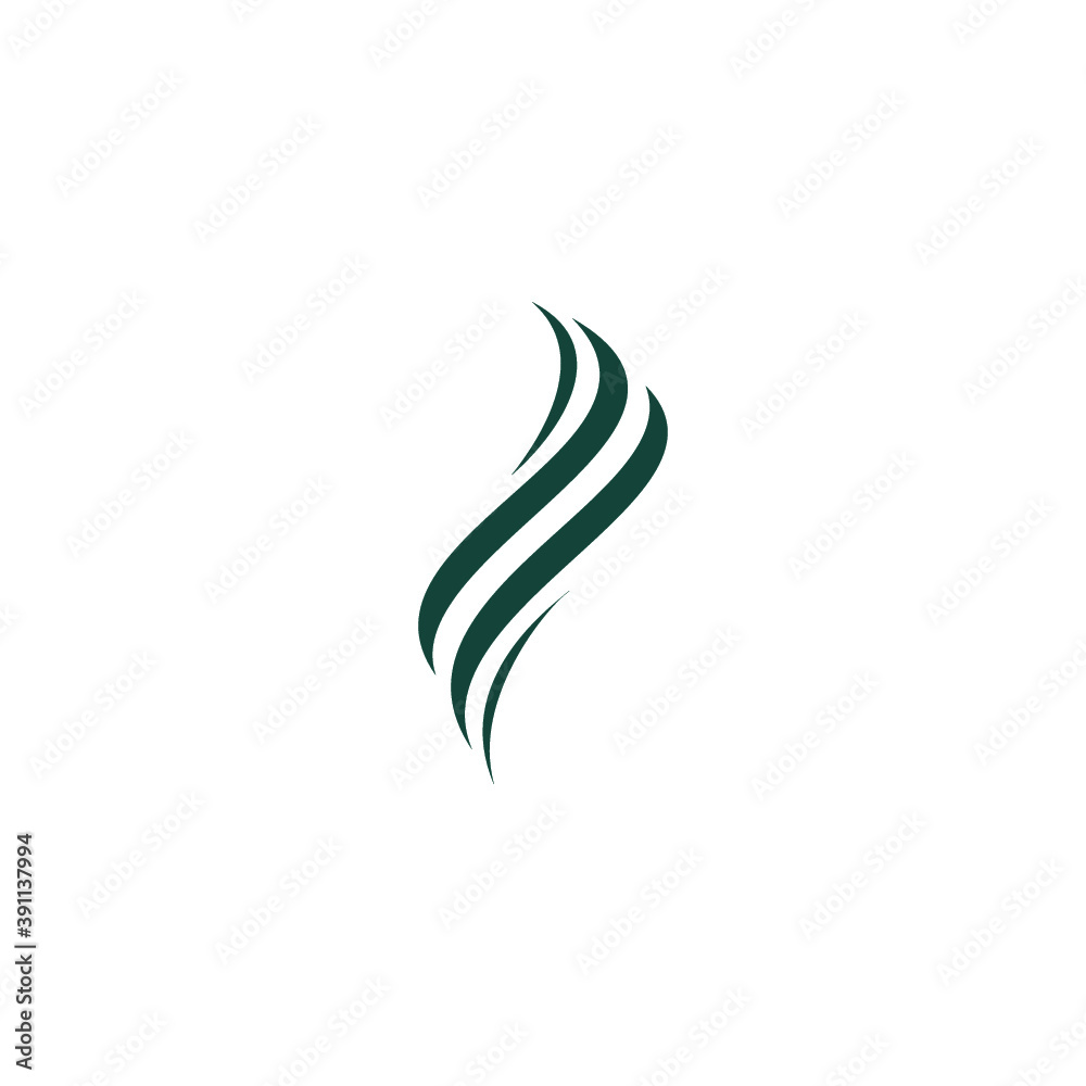 Hair icon logo template design element Hair icon logo template design element