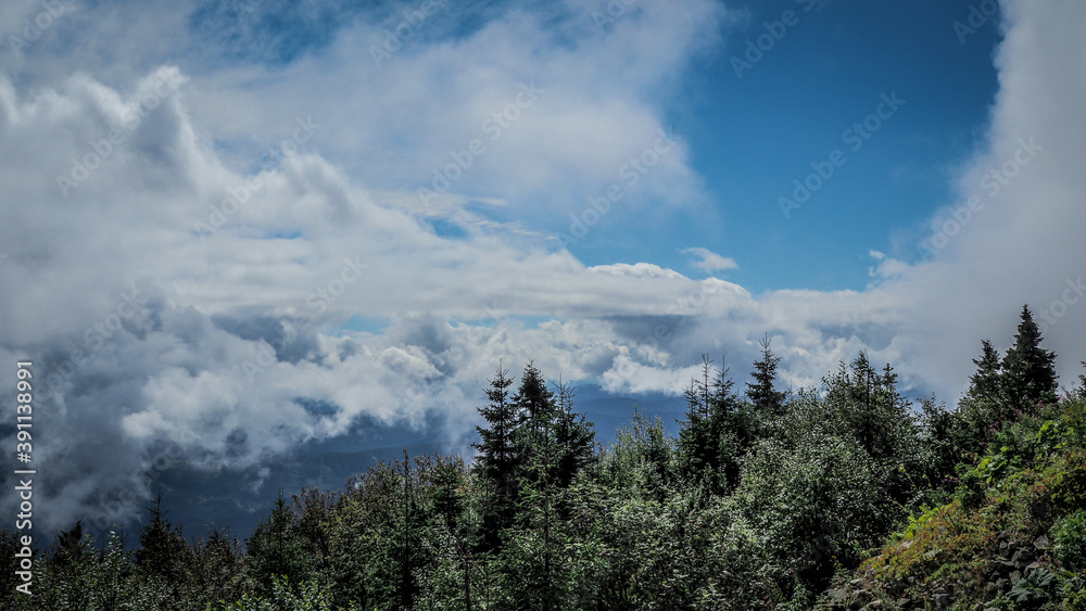 Moravian-Silesian Beskids range in the Czech Republic. Moravian-Silesian Beskids range in the Czech Republic.
