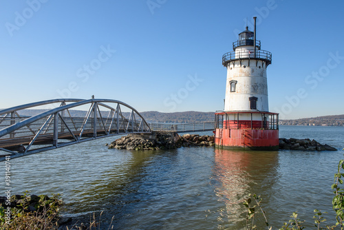 Lighthouse near Sleepy Hollow on the Hudson RIver in New York