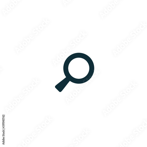 Wallpaper Mural magnifying glass isolated on white Torontodigital.ca