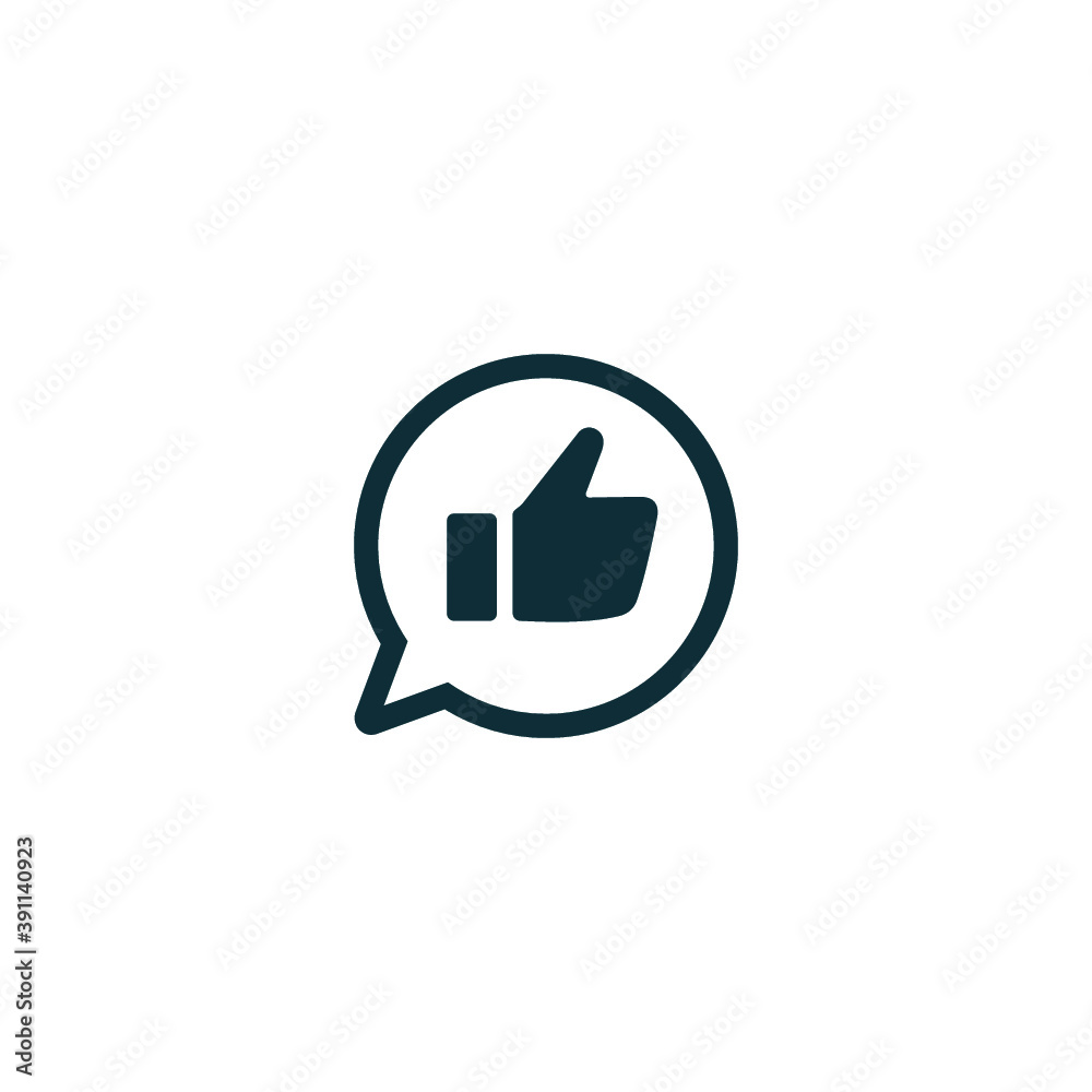 love and like quotes icon simple design element