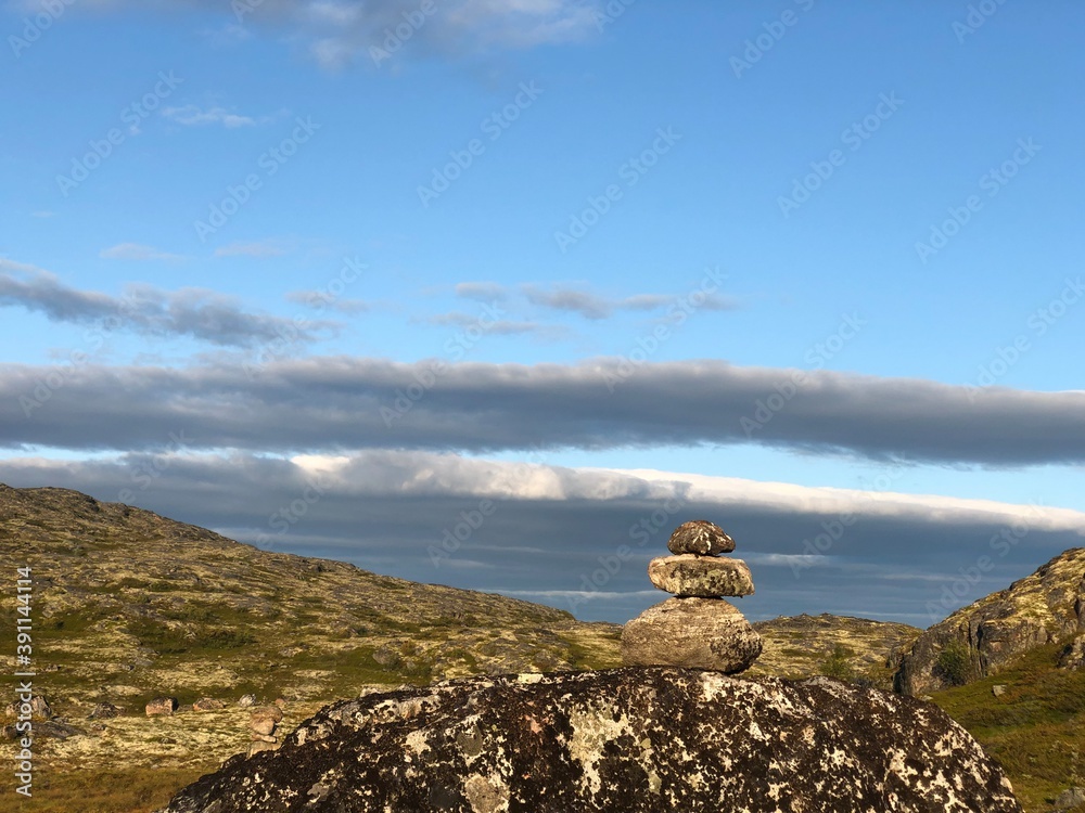 Fototapeta premium landscape with sky