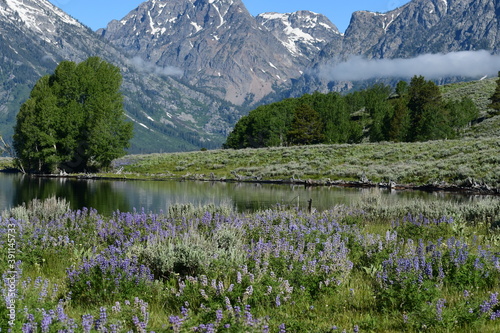 lake in the mountains