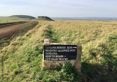 sign on the road