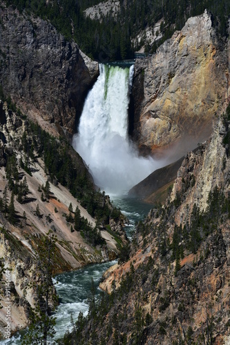 waterfall in yosemite