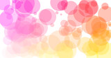 Colorful background in circles, perfect for slides creation