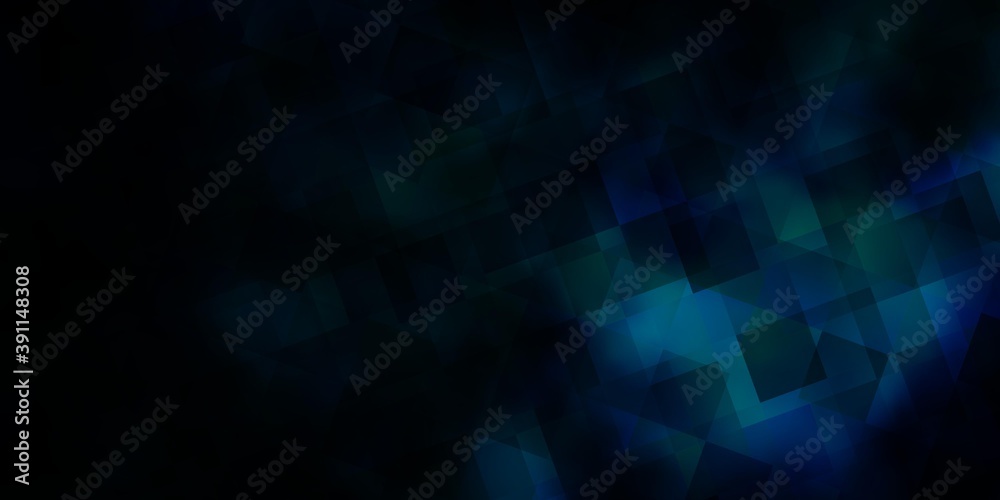 Dark BLUE vector template with crystals, triangles. Dark BLUE vector template with crystals, triangles.