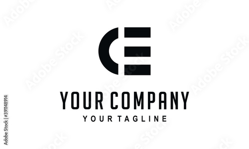 ce initial logo for business