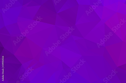 Purple vivid vector texture with triangular style. Illustration with set of colorful