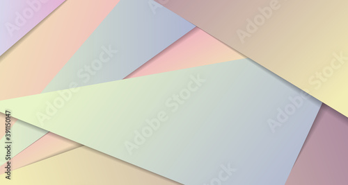 Abstract colorful gradient triangle geometric of paper cut style pattern artwork background. illustration vector eps10