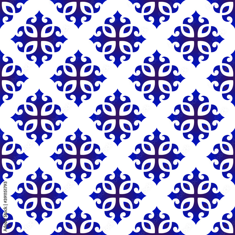 cute blue pattern