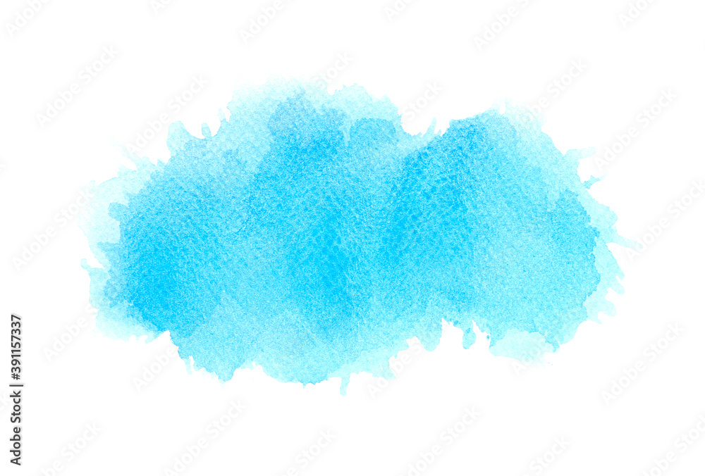 blue splashes watercolor.