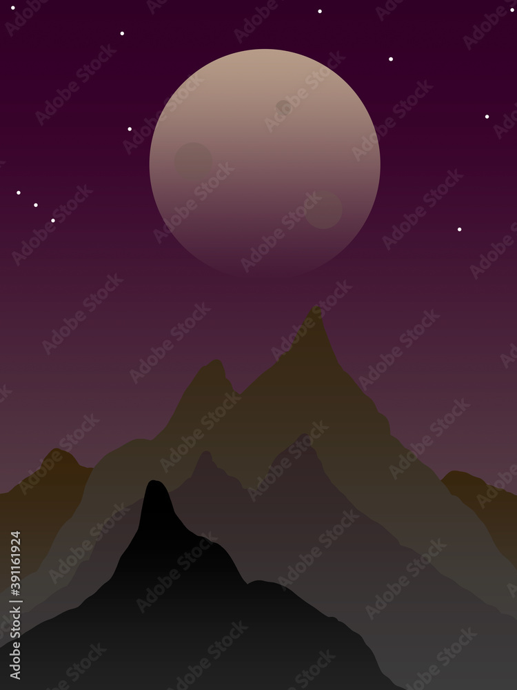 Una noche en las montañas Una noche en las montañas