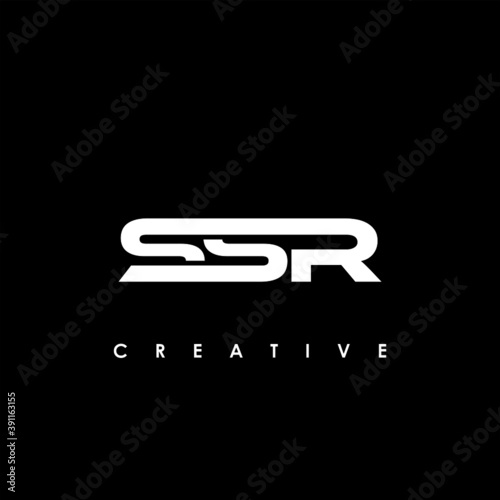 SSR Letter Initial Logo Design Template Vector Illustration
