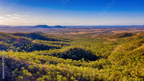 View of the land Mount Morgan