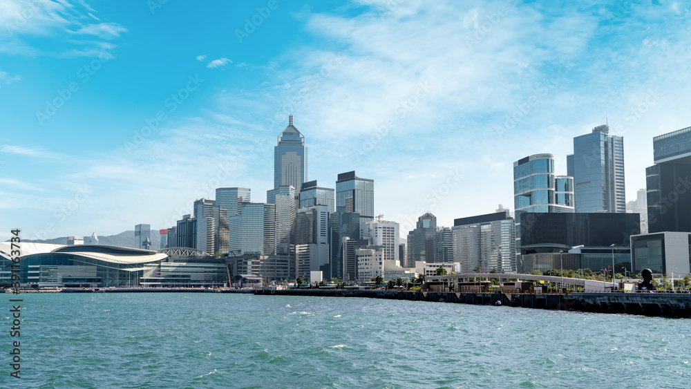 Fototapeta premium Hong Kong City and Modern Architecture