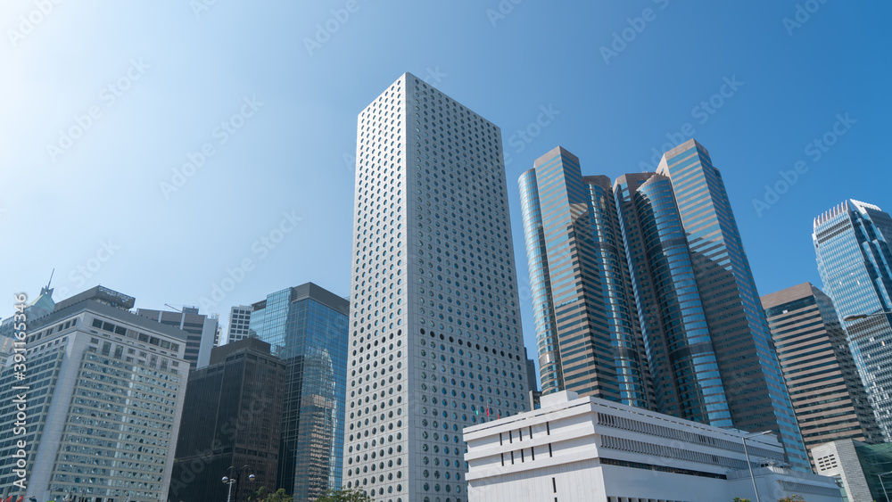 Hong Kong's modern urban architectural landscape