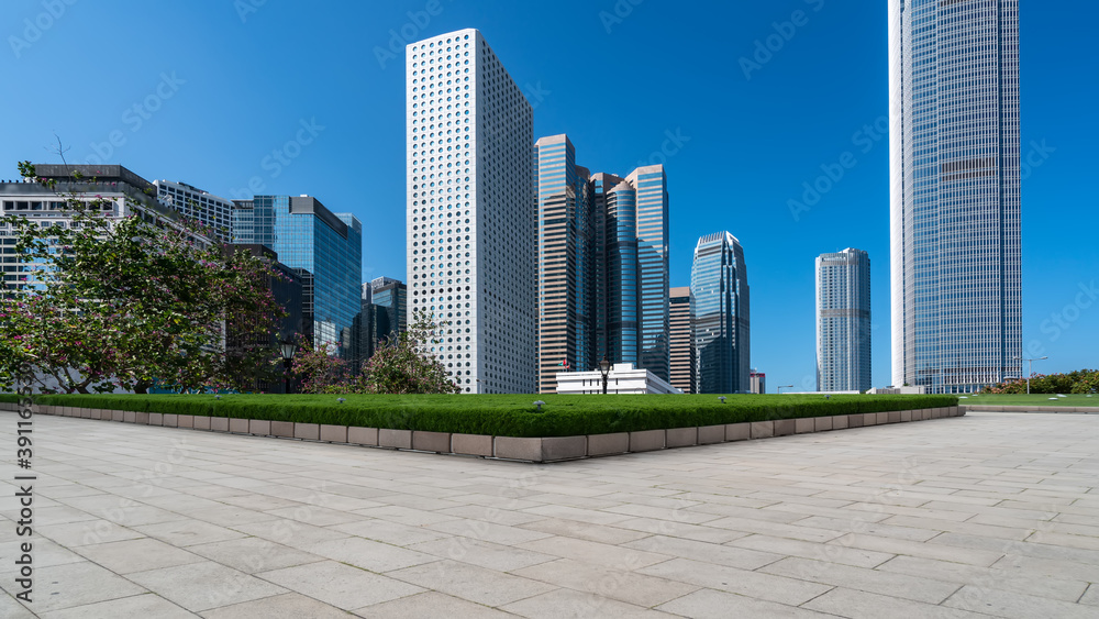 Hong Kong's modern urban architectural landscape Hong Kong's modern urban architectural landscape