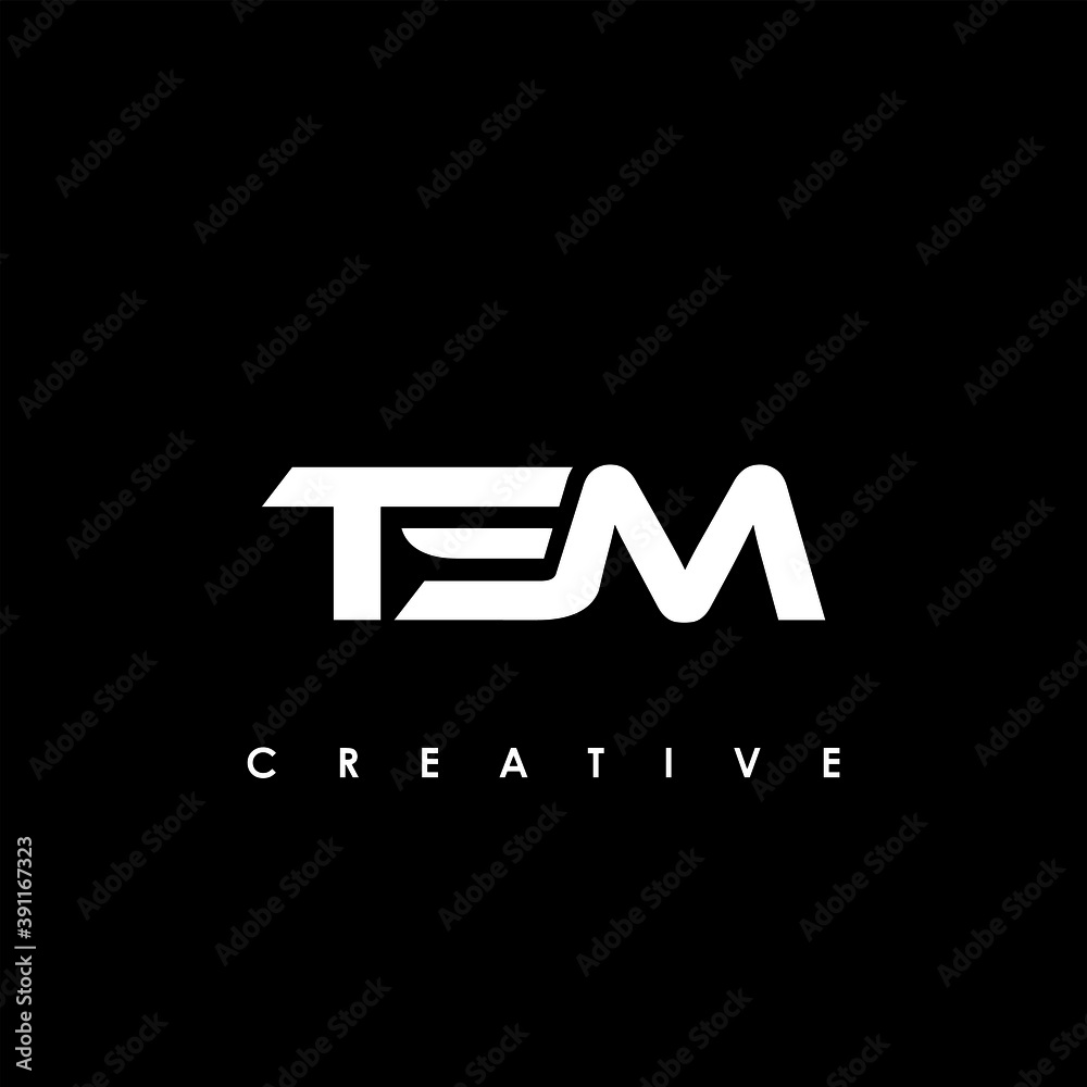 TSM Letter Initial Logo Design Template Vector Illustration