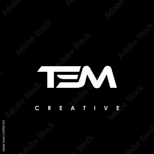 TSM Letter Initial Logo Design Template Vector Illustration photo