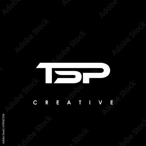 TSP Letter Initial Logo Design Template Vector Illustration photo