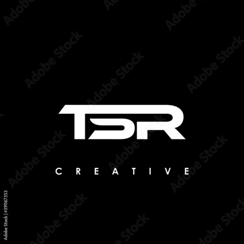 TSR Letter Initial Logo Design Template Vector Illustration