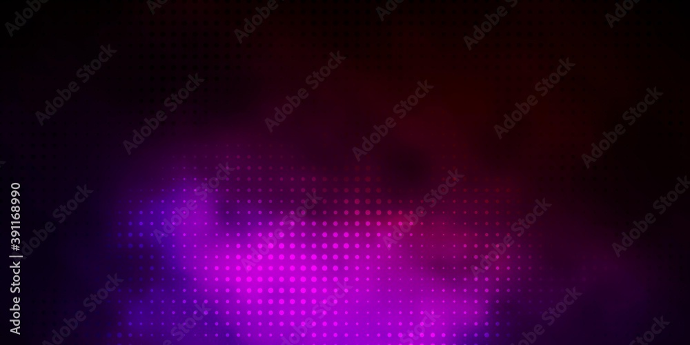 Dark Blue, Red vector backdrop with dots.