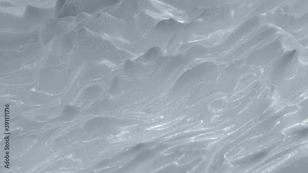 White waves oscillation. Waveform graph futuristic visualization. 3D render seamless loop animation White waves oscillation. Waveform graph futuristic visualization. 3D render seamless loop animation