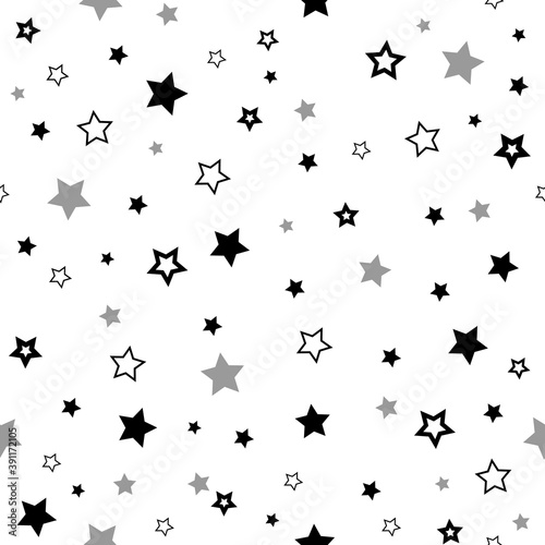 Seamless pattern with star. Holiday background. Vector illustration.
