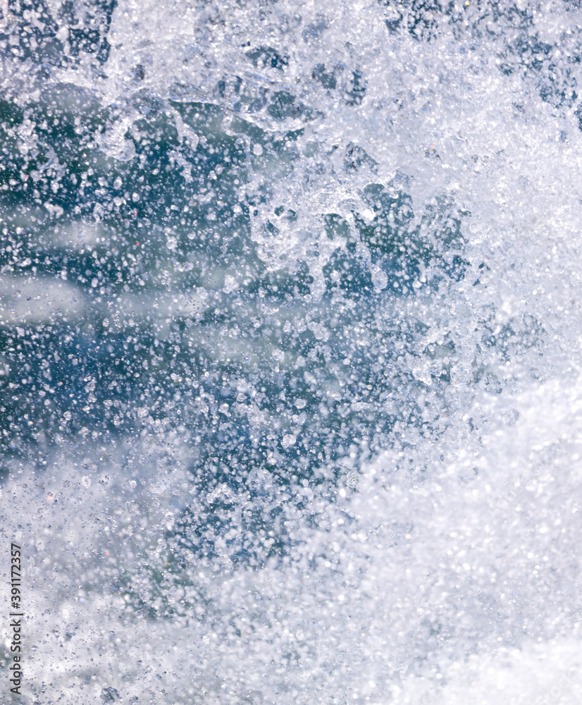 Splashing water in the sea as an abstract background. Splashing water in the sea as an abstract background.