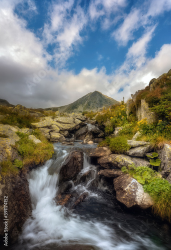 river in the mountains