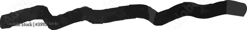 Monochrome Watercolor-like analog line drawn by handwriting