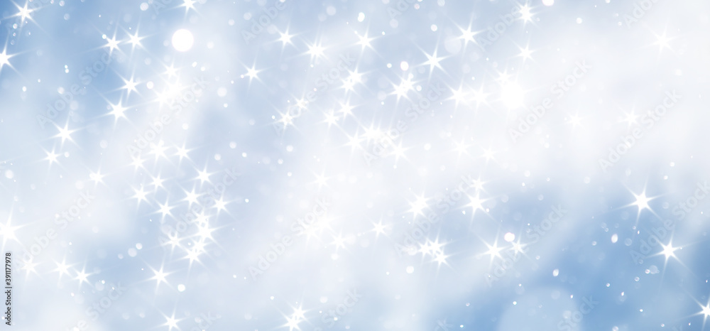 blue snowfall bokeh background, abstract snowflake background on blurred abstract blue blue snowfall bokeh background, abstract snowflake background on blurred abstract blue
