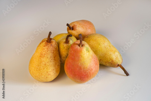 Small group of fresh pears