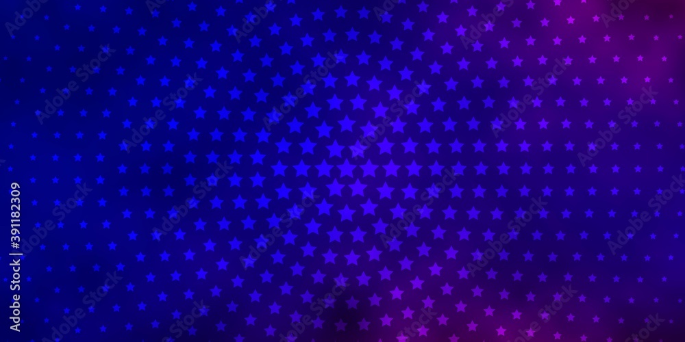 Light Blue, Red vector pattern with abstract stars. Light Blue, Red vector pattern with abstract stars.