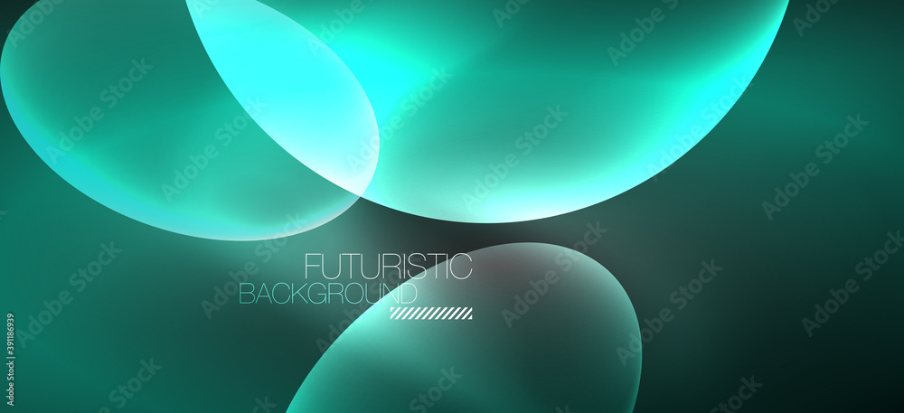 Neon ellipses abstract backgrounds. Shiny bright round shapes glowing in the dark. Vector futuristic illustrations for covers, banners, flyers and posters and other Neon ellipses abstract backgrounds. Shiny bright round shapes glowing in the dark. Vector futuristic illustrations for covers, banners, flyers and posters and other