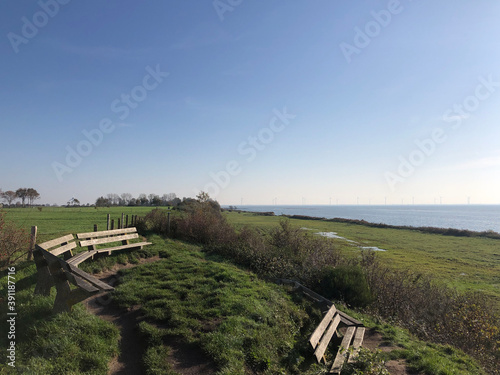 Oudemirdumer cliff scenery during autumn
