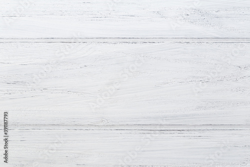 Photo of white aged wooden background, texture