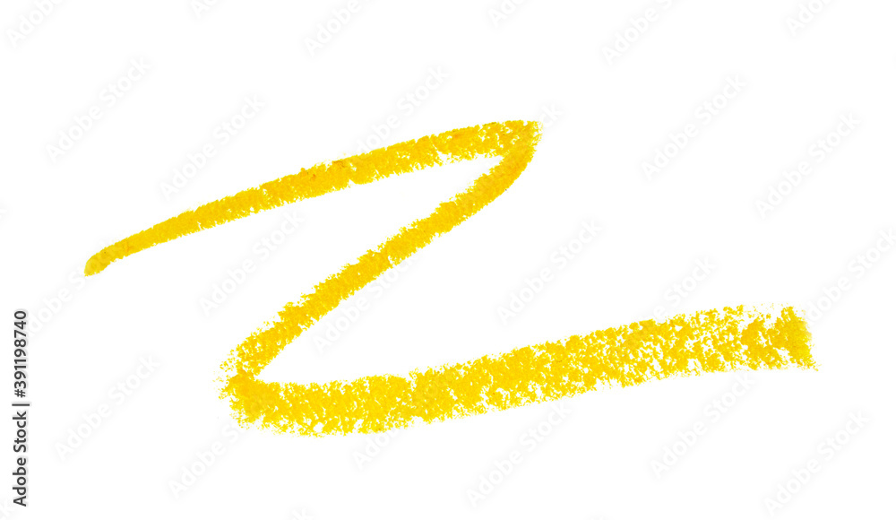 Obraz premium wax crayon paint strokes isolated on white