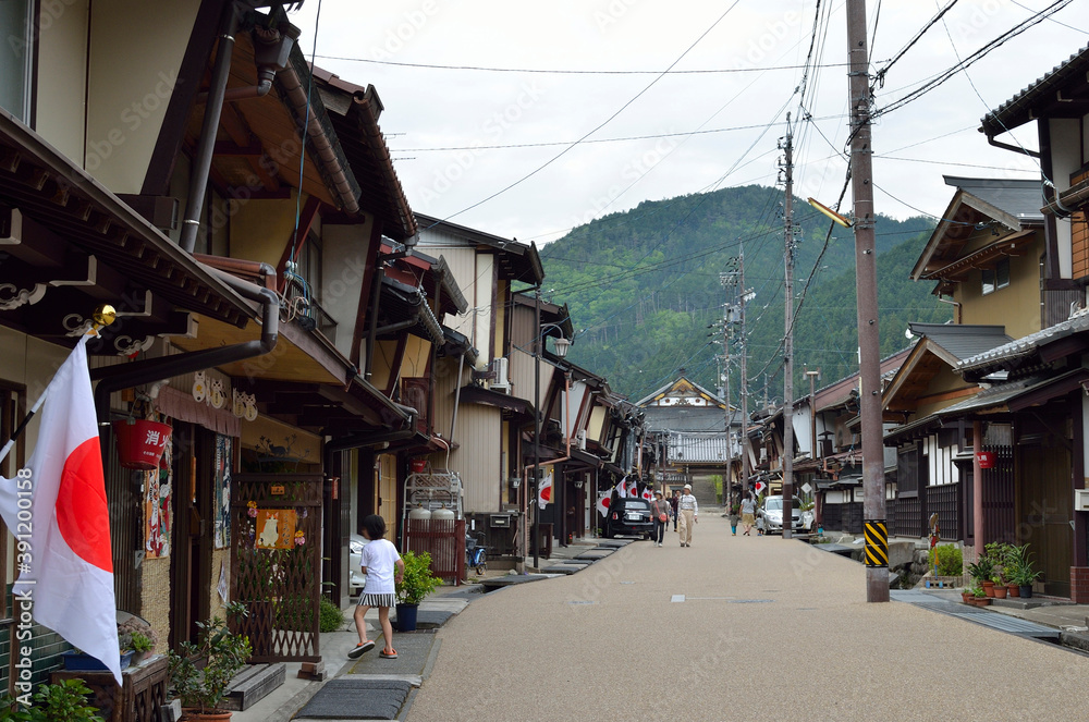 Fototapeta premium 職人町の祝日