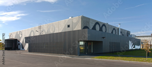 Modern Factory Building Exterior