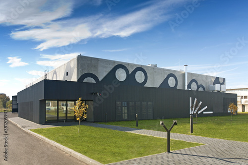 Modern Factory Building Exterior