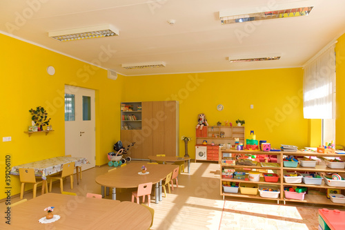 Empty Estonian Elementary Grade School