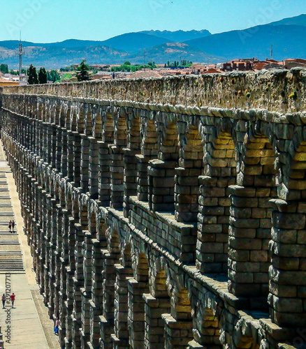 View of an ancient aqueduct © Fulltime Traveler