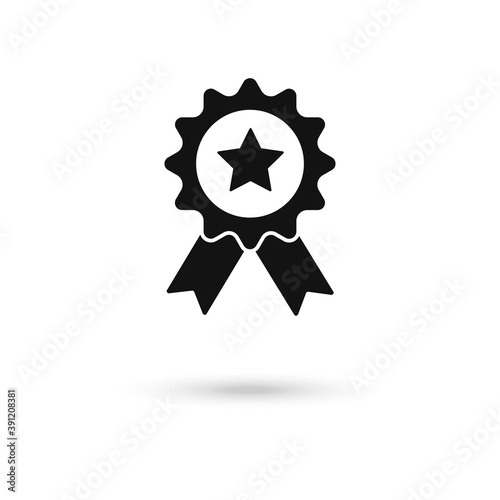 Award Ribbon Icon. Badge  label.