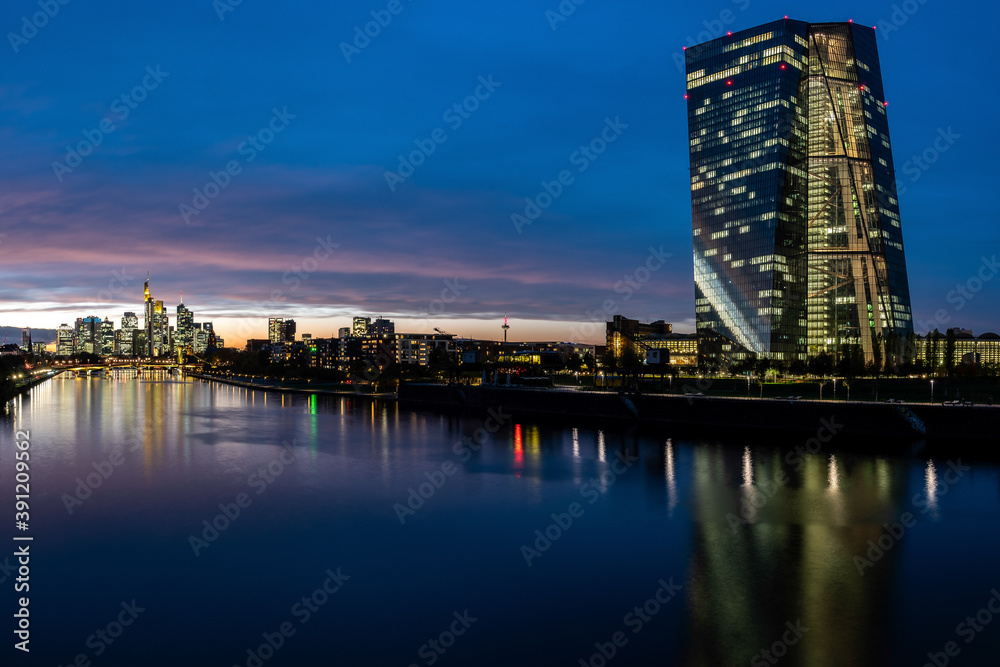 Fototapeta premium Frankfurt Skyline