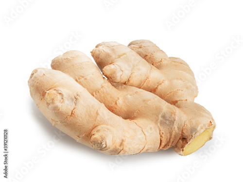 ginger isolated on a white background.